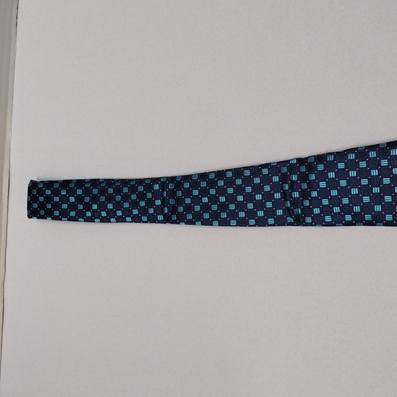 Stafford Performance Blue Light Blue Square Multiple Patterns Men's Tie NT#39 - Picture 4 of 13
